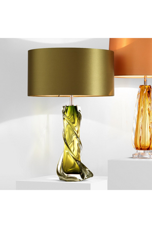 Green Blown Glass Table Lamp | Eichholtz Carnegie | OROA