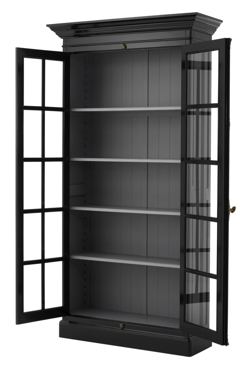 Black 2-door Glass Cabinet | Eichholtz Cote Sud | Oroatrade.com