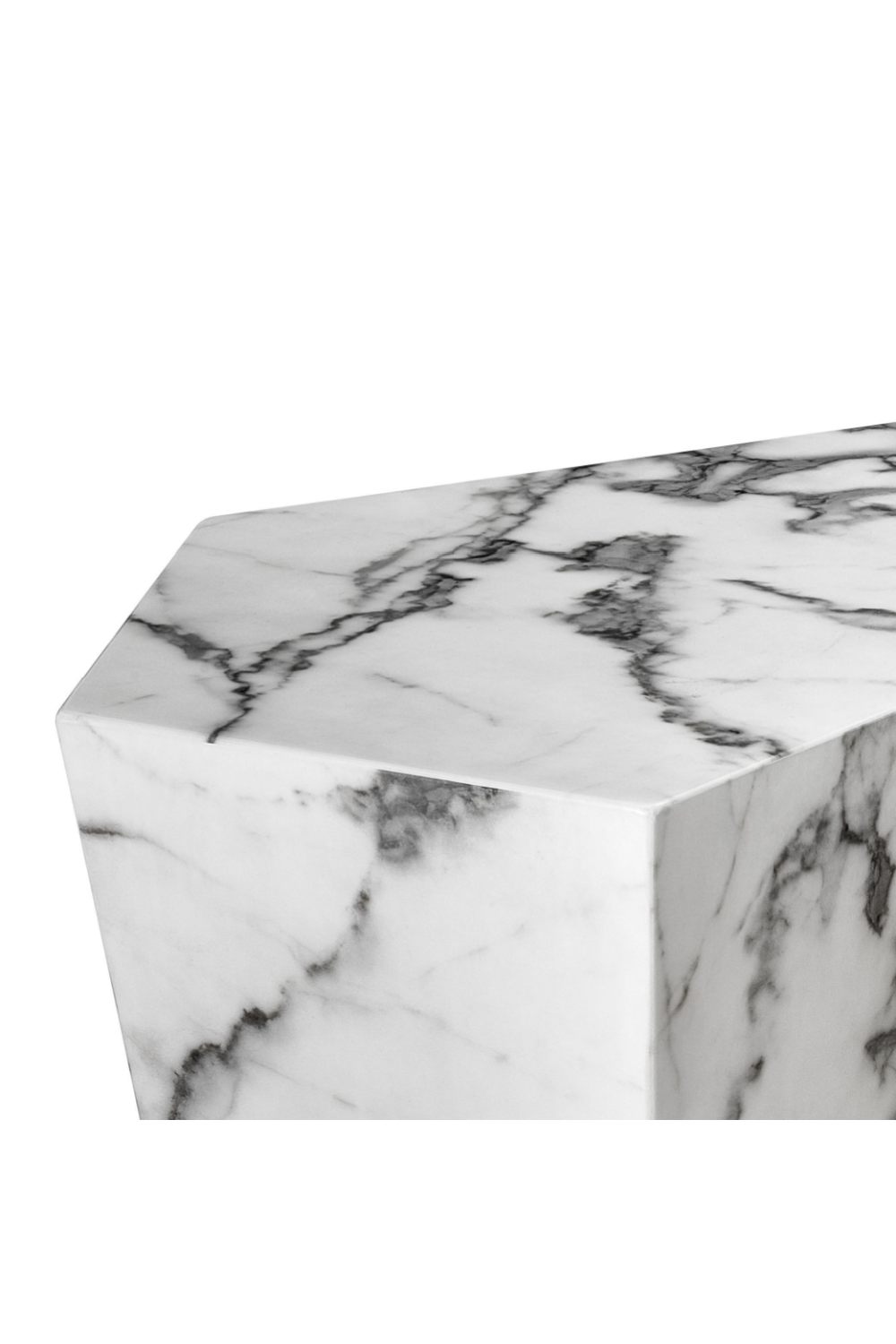 White Marble Coffee Table Set | Eichholtz Prudential | OROA