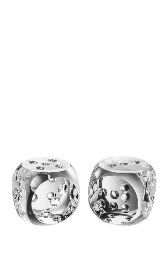 Glass Dice (set of 2) | Eichholtz Tradizone | OROA