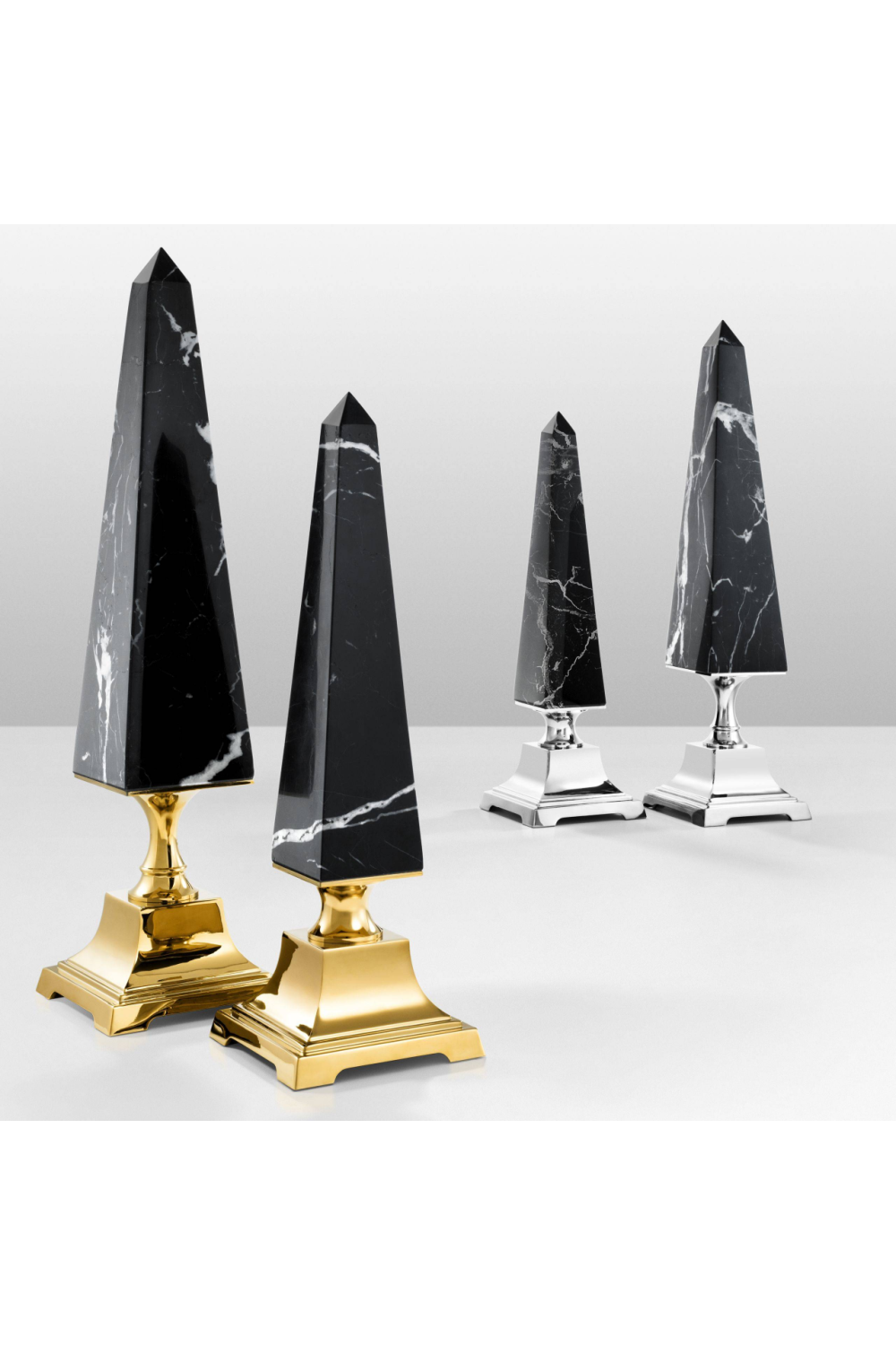 Black Marble Obelisk - S | Eichholtz Layford | OROA.com