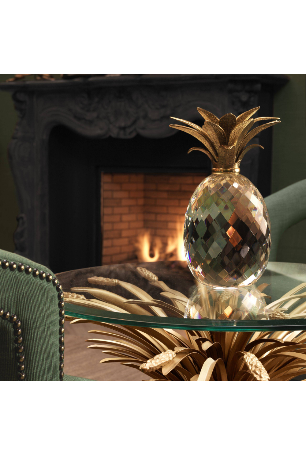 Glass Pineapple Decor | Eichholtz | OROA