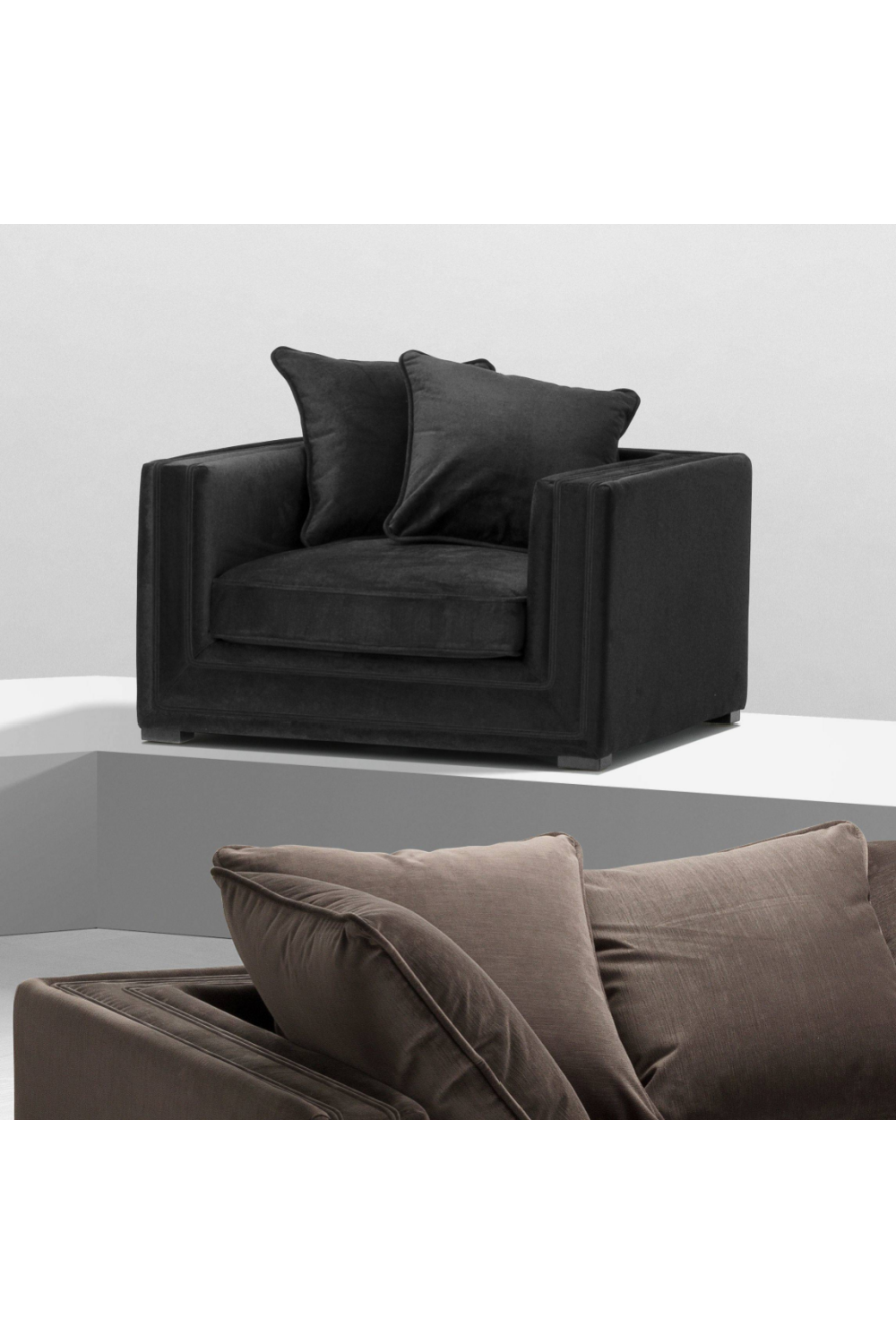 Pillow Back Accent Chair | Eichholtz Menorca | Oroa.com