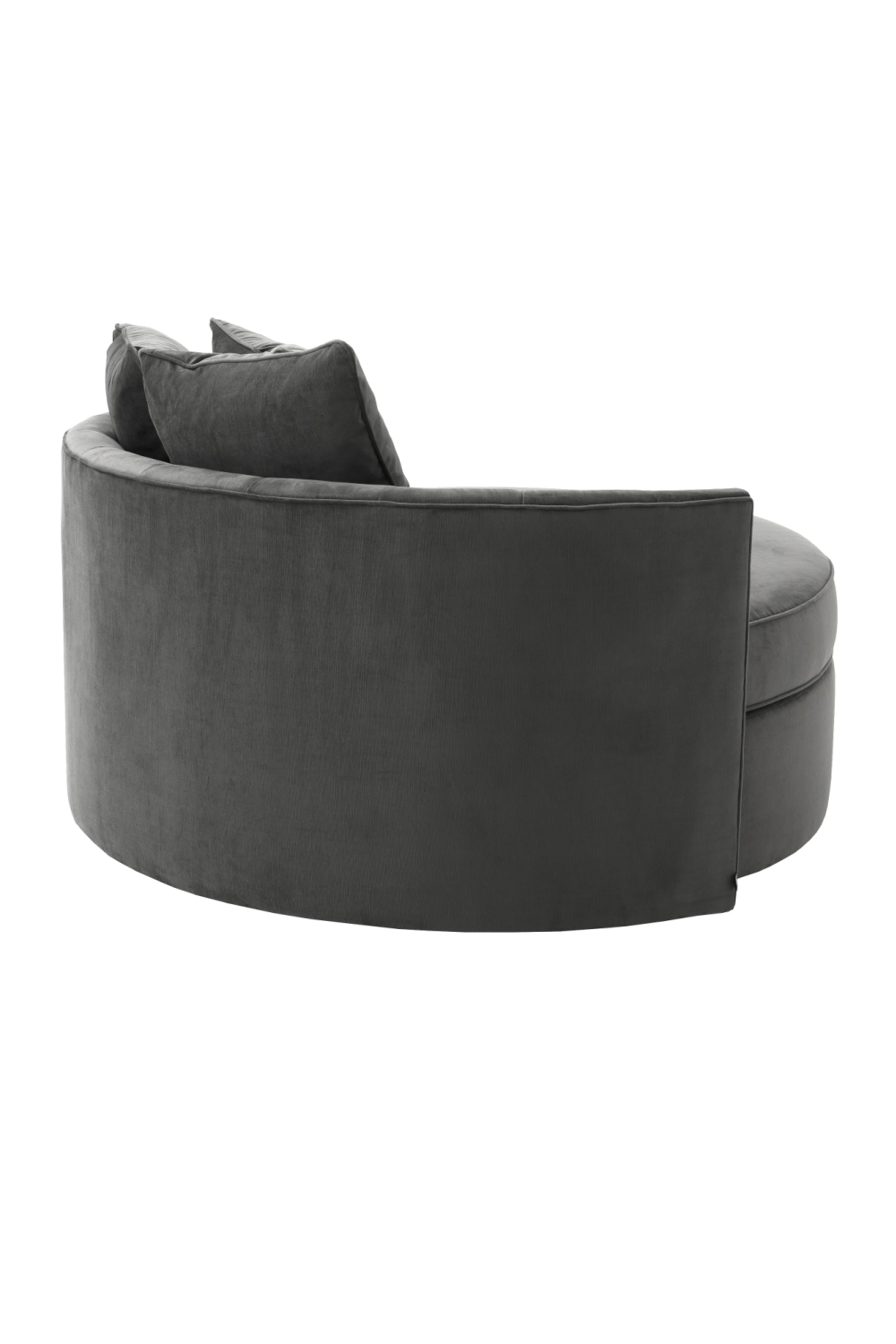Gray Round Buttoned Sofa | Eichholtz Carlita | Oroa.com