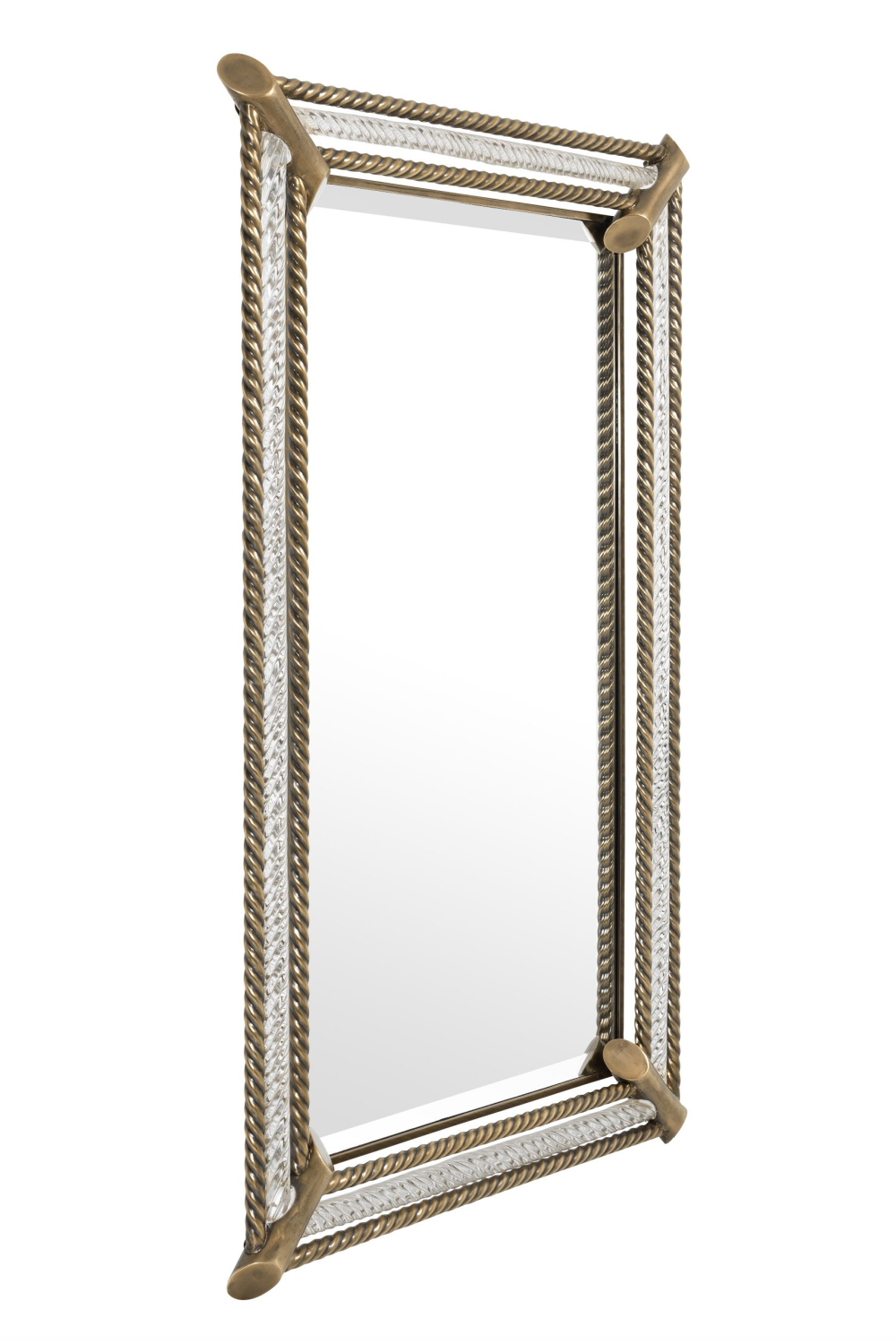 Brass Roped Frame Wall Mirror | Eichholtz Cantoni | OROA