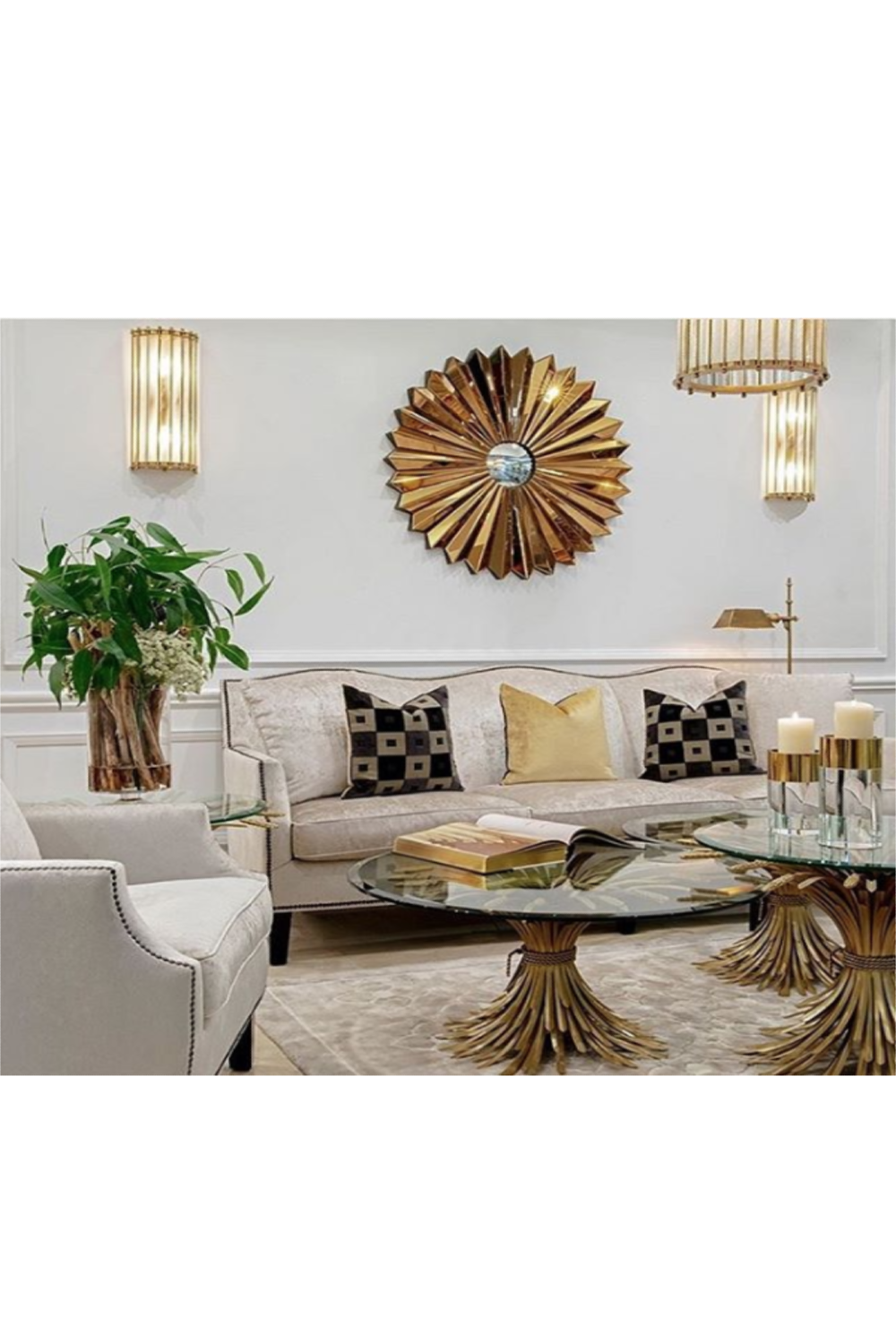 Sheaf Wheat Coffee Table | Eichholtz Bonheur | #1 Eichholtz Retailer