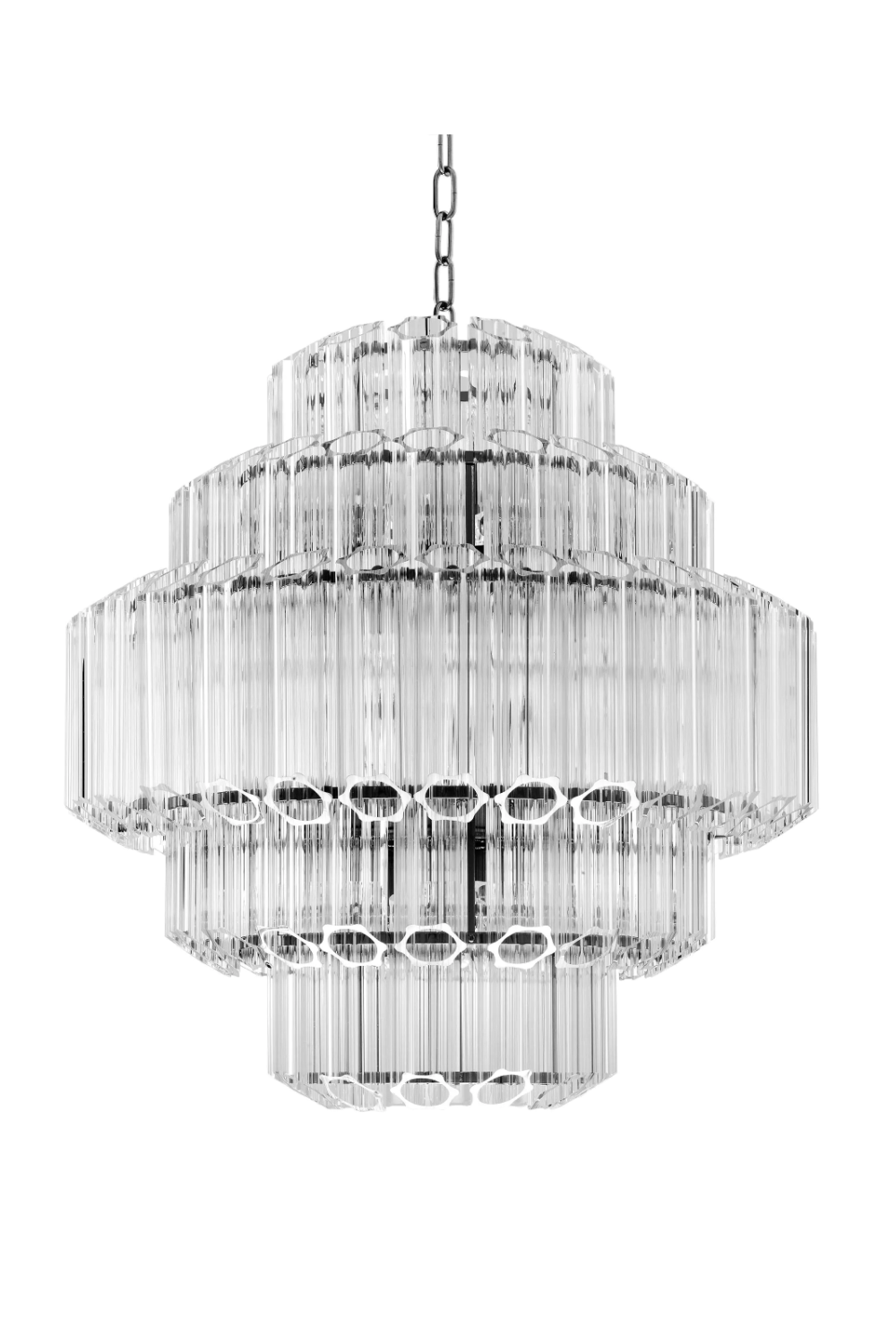 Tubular Glass Modern Chandelier S | Eichholtz Vittoria