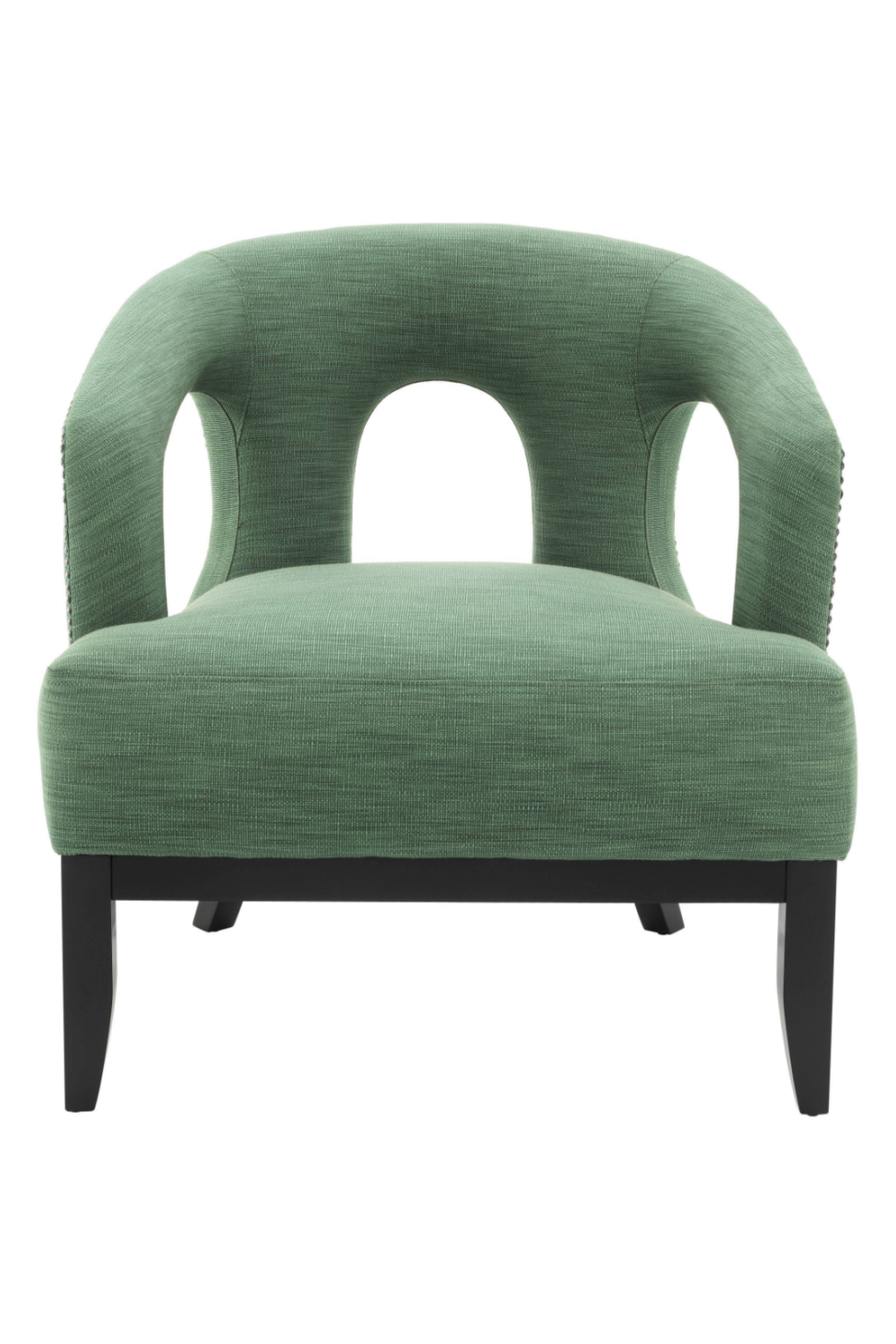 Studded Green Accent Chair | Eichholtz Adam| Oroa.com