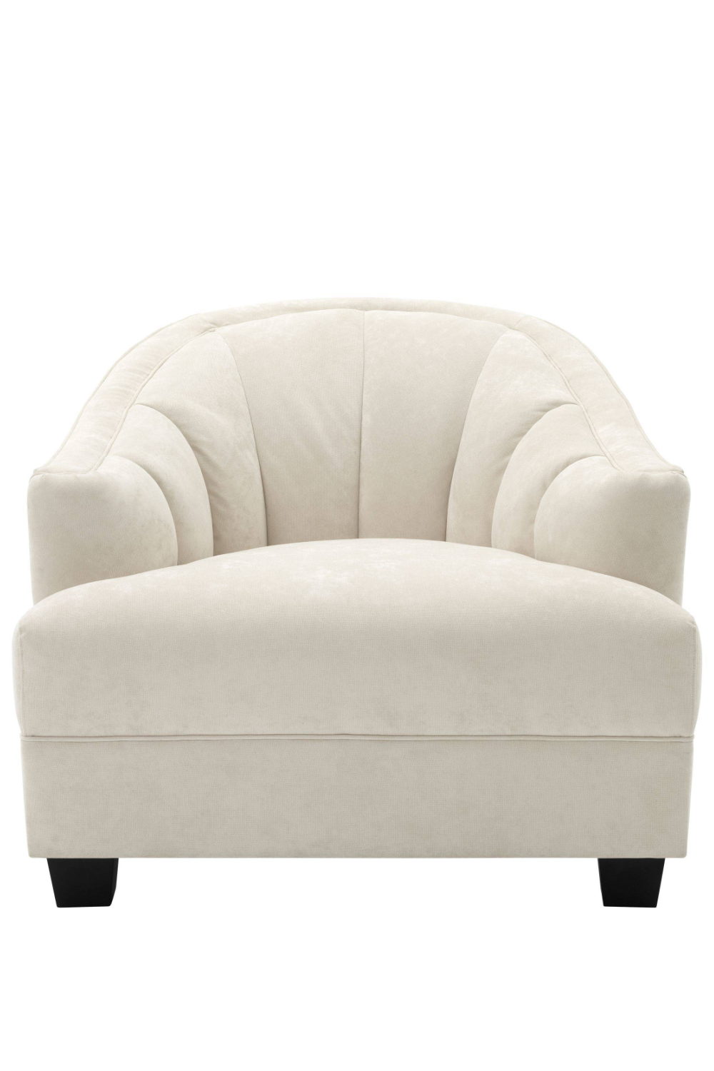 Cream Curved Back Accent Chair | Eichholtz Polaris | Oroa.com
