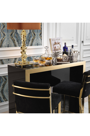 Black Glass Bar | Eichholtz Grimaldi | #1 Eichholtz Online Retailer