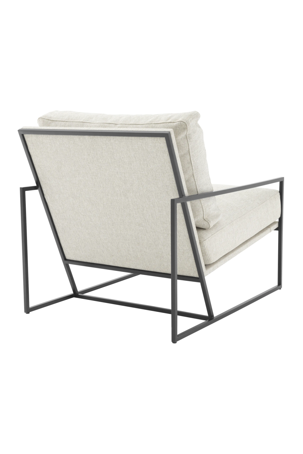 White Modern Minimalist Lounge Chair | Eichholtz Rowen | Oroa.com
