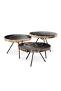 Petrified Wood Coffee Table Set | Eichholtz De Soto | OROA