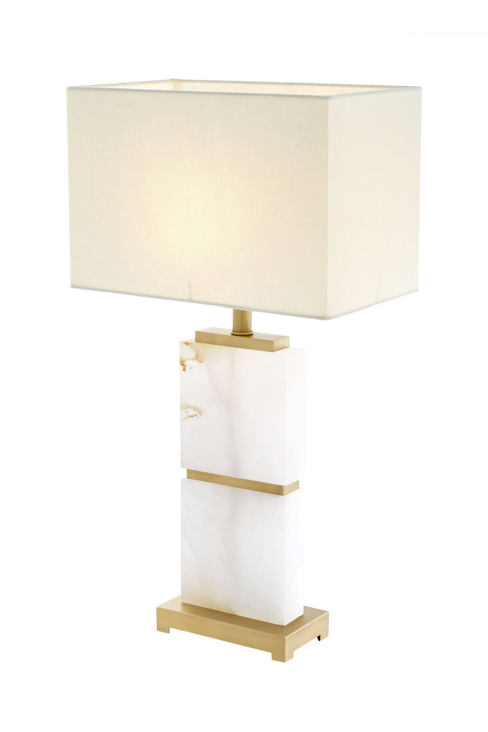Alabaster White Marble Table Lamp | Eichholtz Robbins | OROA