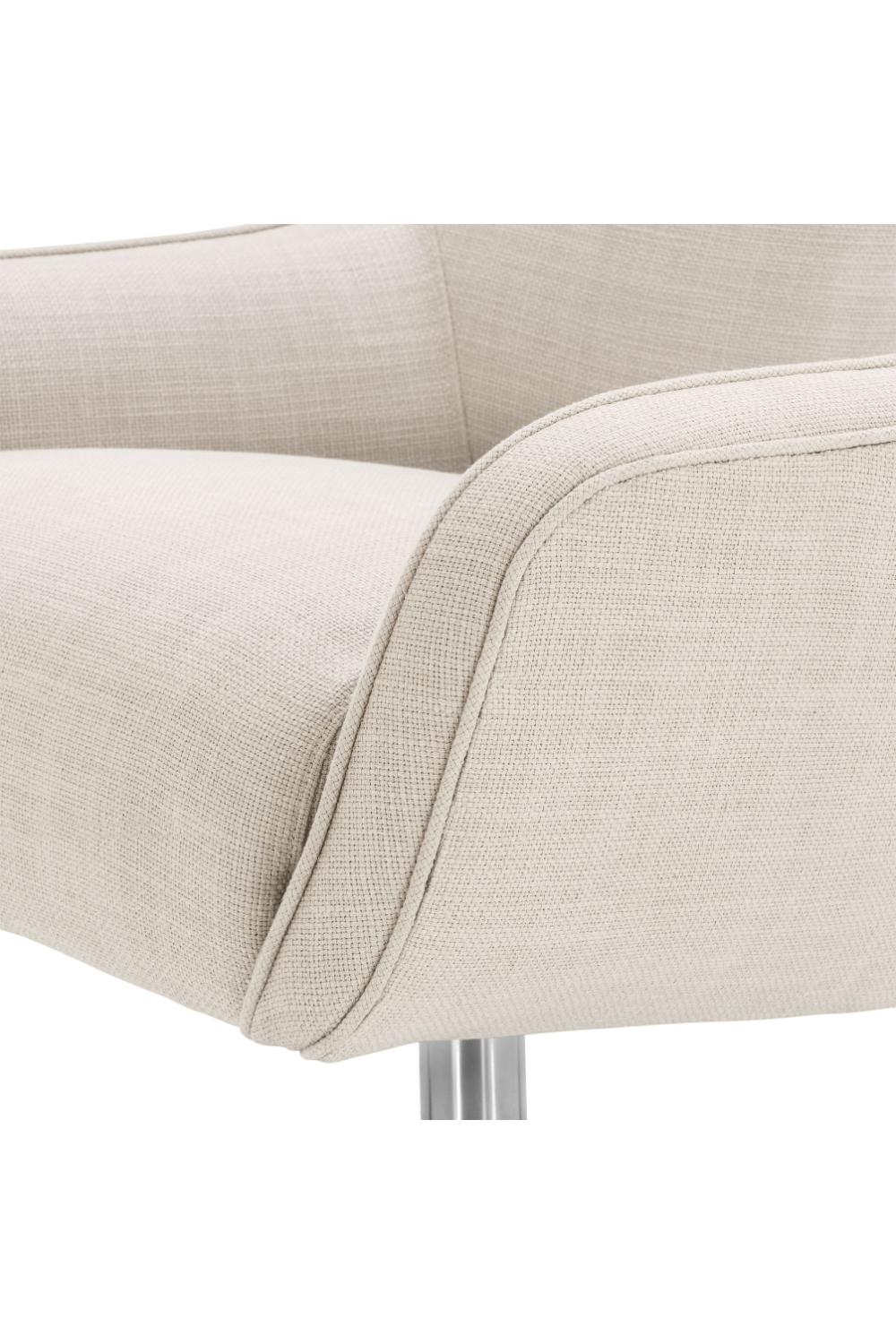 Beige Upholstered Swivel Chair | Eichholtz Serena | Oroa.com