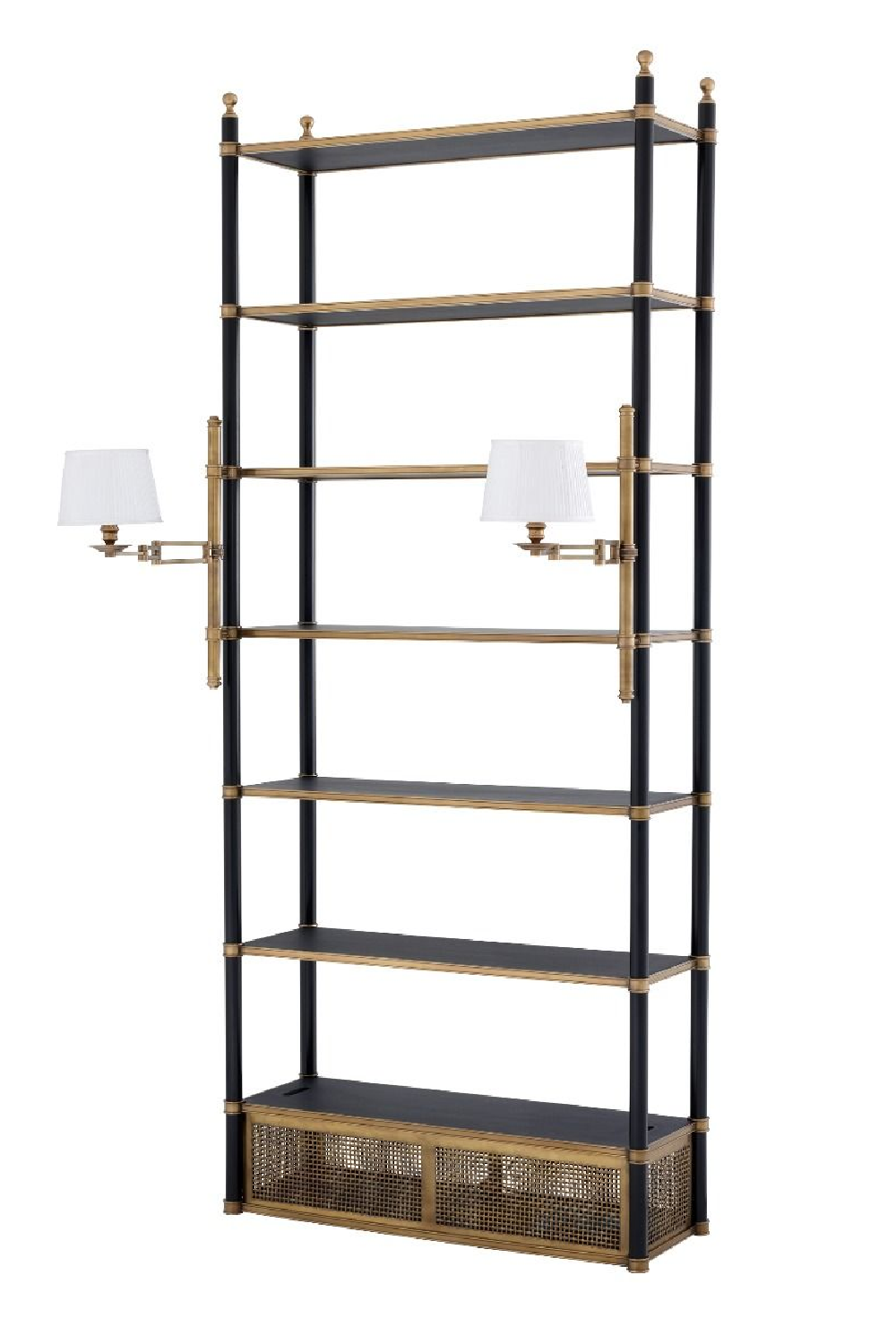 Brass Display Cabinet With Lights | Eichholtz Sterling | Oroa.com