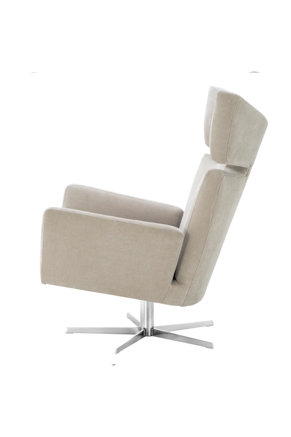 Beige Modern Wingback Swivel Chair | Eichholtz Eduardo | Oroa.com