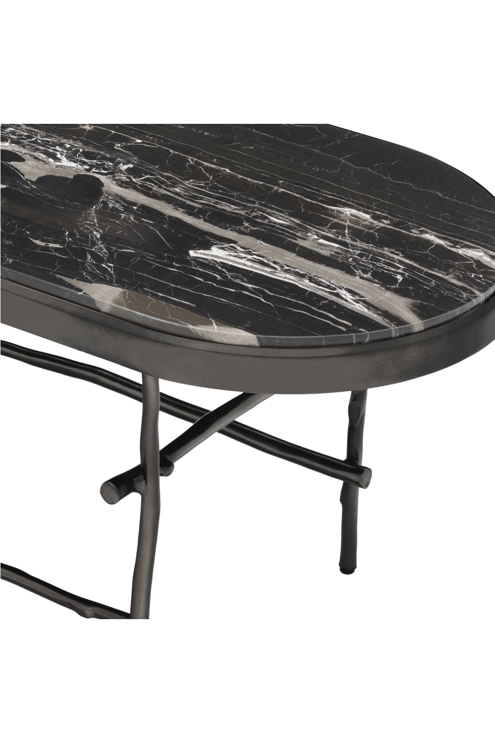 Oval Marble Top Coffee Table | Eichholtz Tomasso | OROA