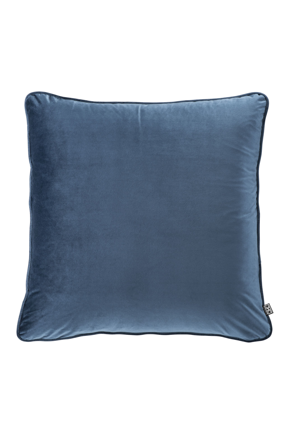 Square Blue Velvet Pillow | Eichholtz Roche | OROA
