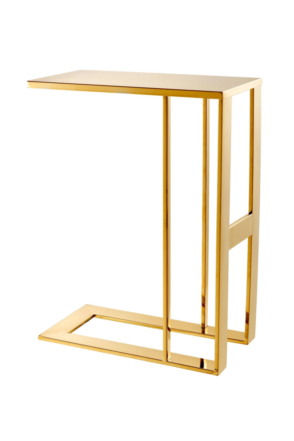 Gold C-Shaped Side Table | Eichholtz Pierre | Oroatrade.com