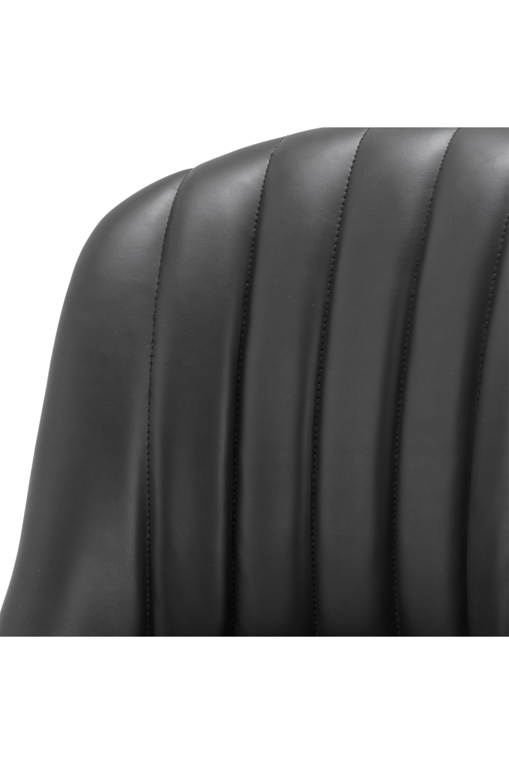 Black Leather Counter Stool | Eichholtz Balmore | Oroa.com