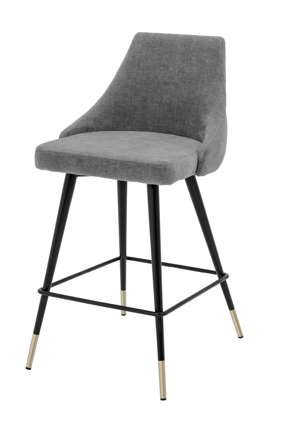Gray Upholstered Counter Stool | Eichholtz Cedro | OROA