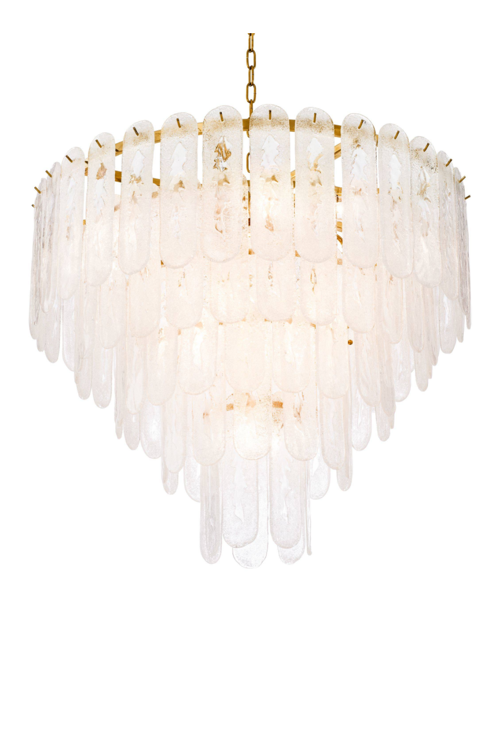 Frosted Glass Chandelier | Eichholtz Riveria | OROA
