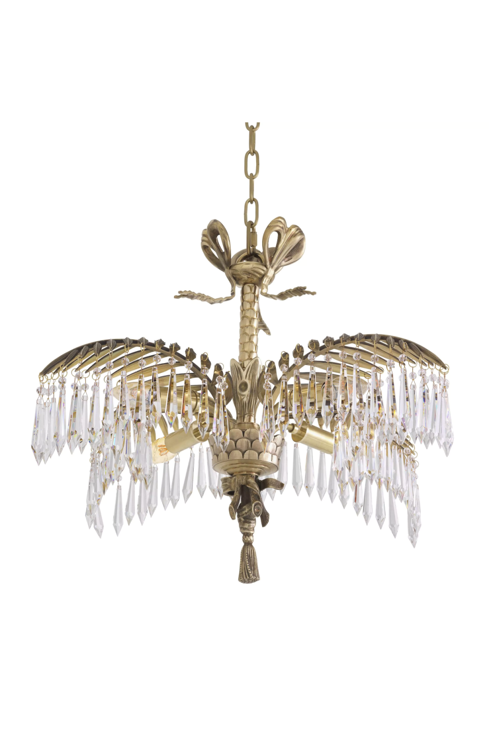 Golden Art Deco Chandelier | Eichholtz Hildebrandt | OROA.com
