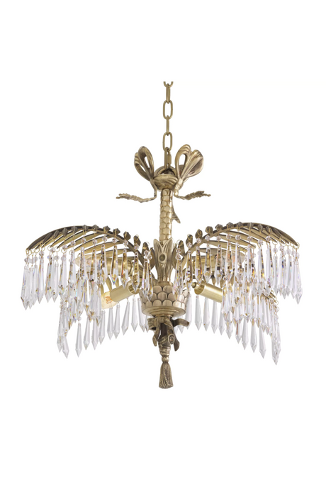 Golden Art Deco Chandelier | OROA Deco Lux | OROA.com
