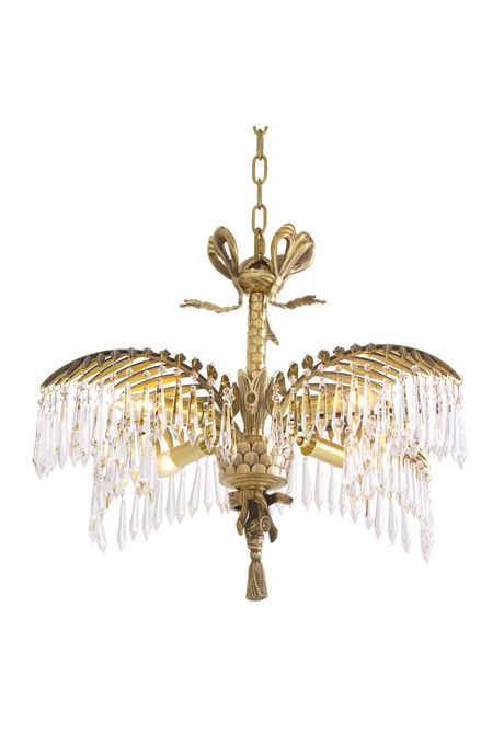 Golden Art Deco Chandelier | Eichholtz Hildebrandt | OROA.com