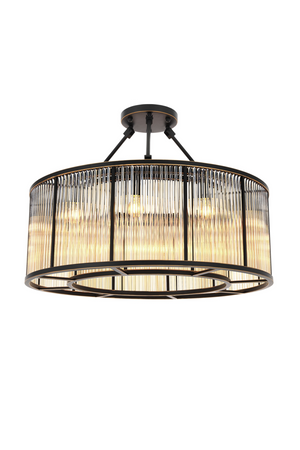 Glass Drum Ceiling Lamp | Eichholtz Bernardi | OROA