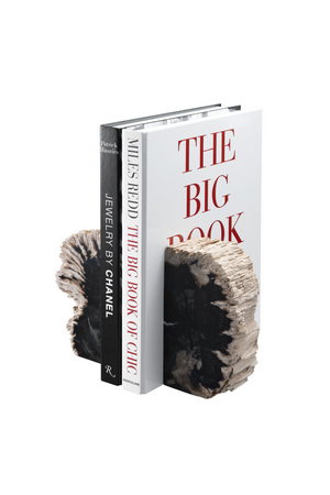 Petrified Wood Bookends | Eichholtz Opia | OROA