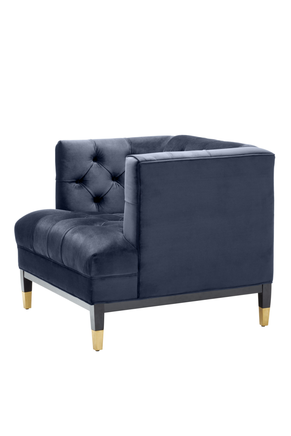 Blue Velvet Tufted Chair | Eichholtz Castelle | Oroa.com
