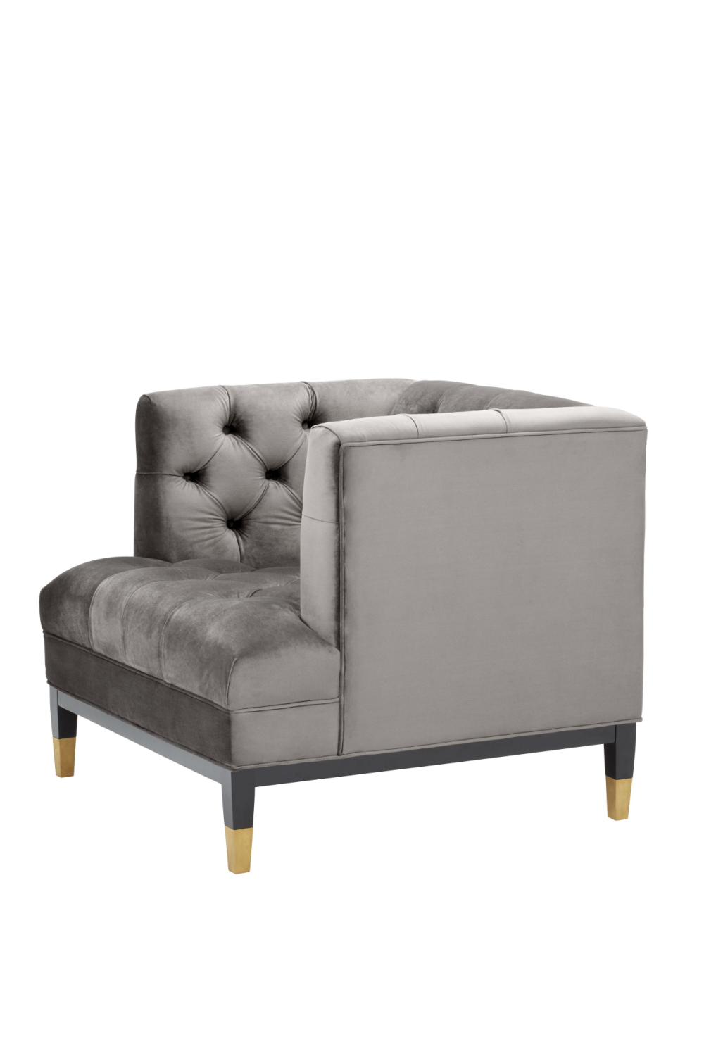 Gray Tufted Cube Chair | Eichholtz Castelle | Oroa.com