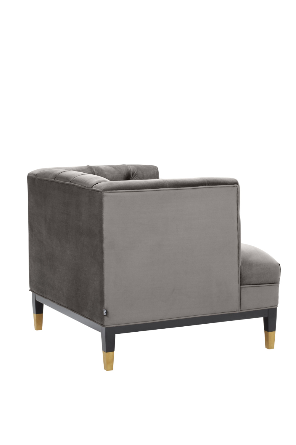 Gray Tufted Cube Chair | Eichholtz Castelle | Oroa.com