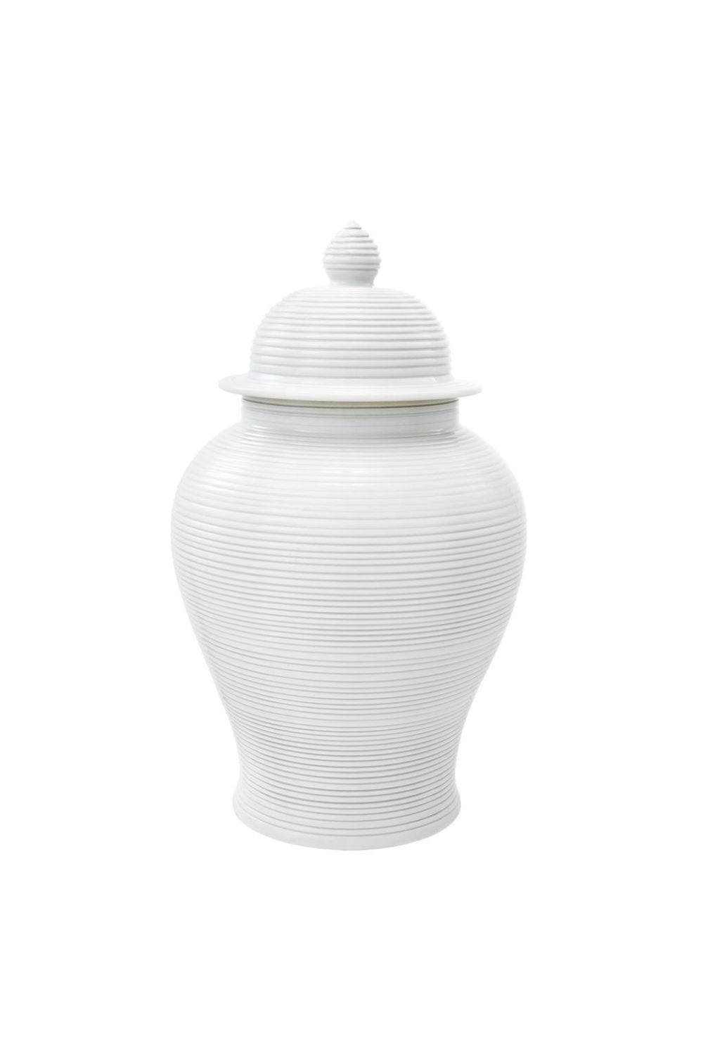 White Porcelain Jar | Eichholtz Celestine L | OROA