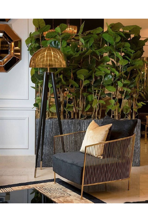 Gold Tripod Floor Lamp | Eichholtz Coyote | OROA.com