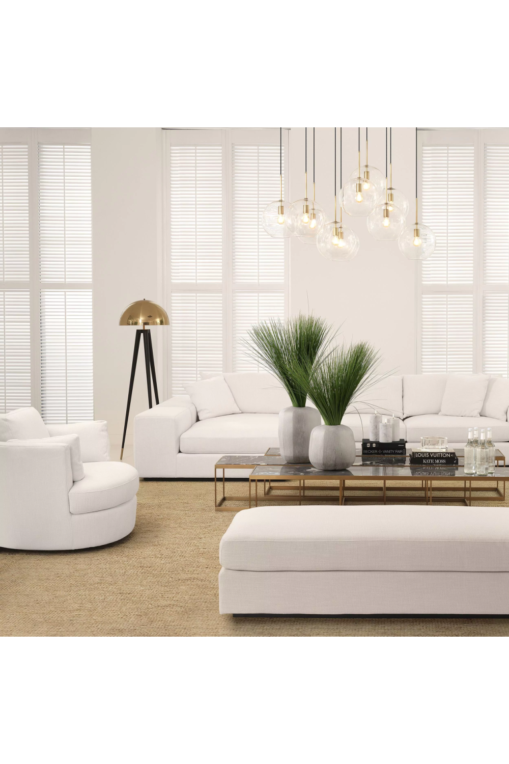 Gold Tripod Floor Lamp | Eichholtz Coyote | OROA.com