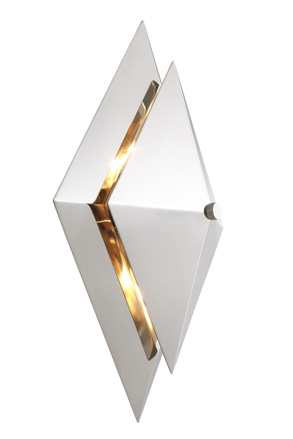 Silver Diamond Wall Lamp | Eichholtz Augustas | OROA