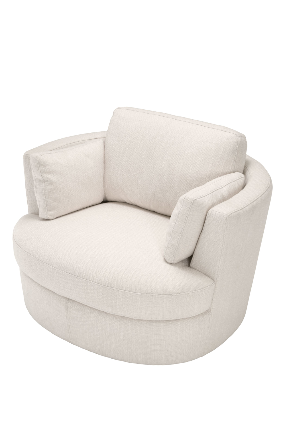 White Club Swivel Chair | Eichholtz Clarissa | Oroa.com