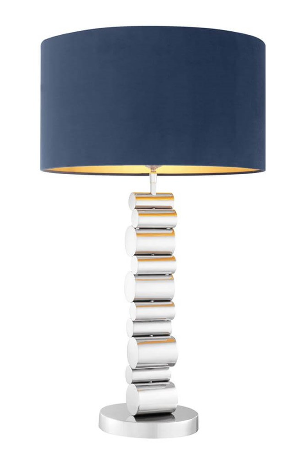 Blue Velvet Table Lamp | Eichholtz Pol | Oroatrade.com