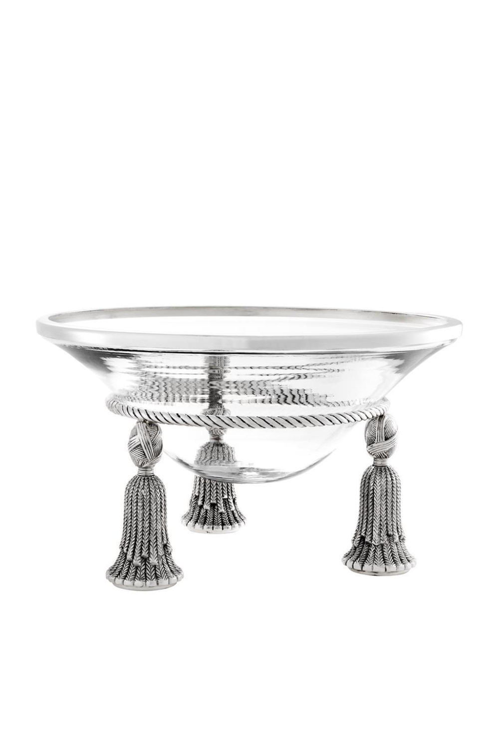 Silver Glass Bowl | Eichholtz Tassel | OROA