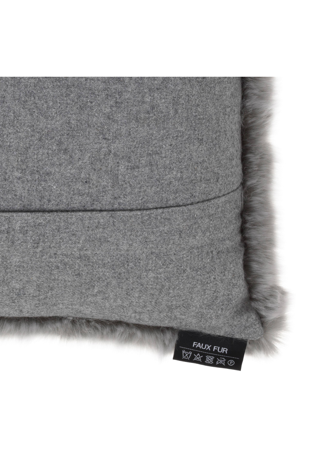 Gray Fur Cushion | Eichholtz Alaska | OROA