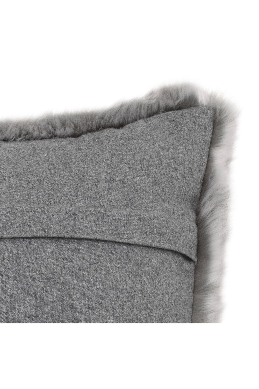 Gray Fur Cushion | Eichholtz Alaska | OROA