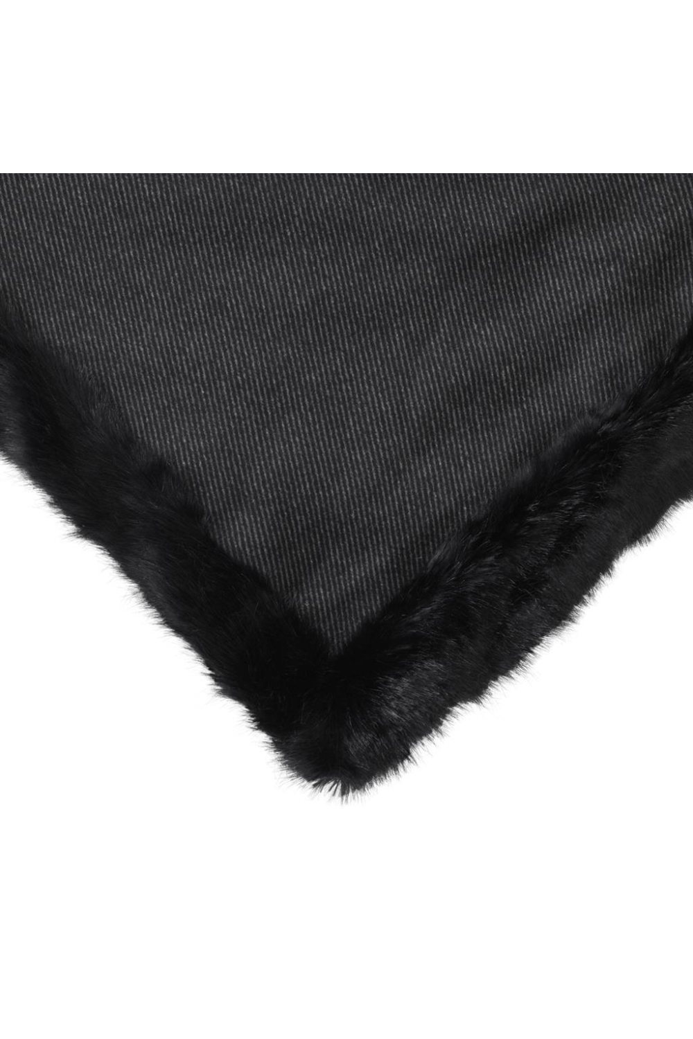 Faux Fur LV Throw Blanket