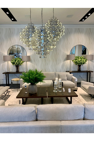 Metal Geometric Chandelier | Eichholtz Clinton | OROA