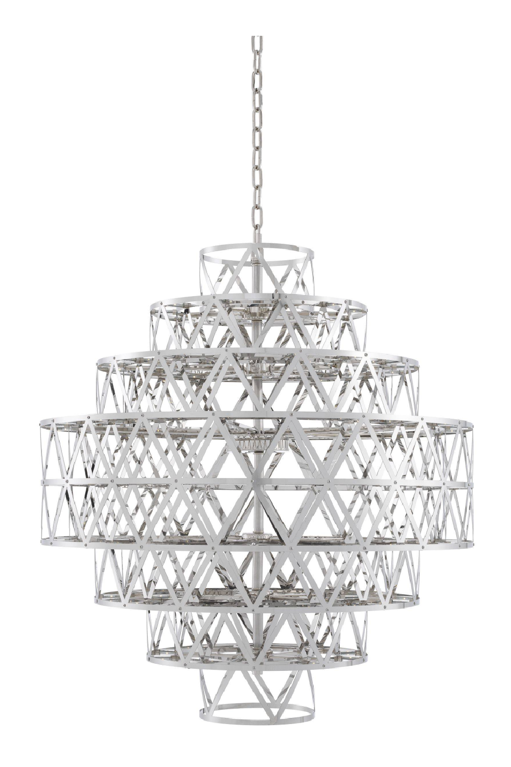 Metal Geometric Chandelier | Eichholtz Clinton | OROA