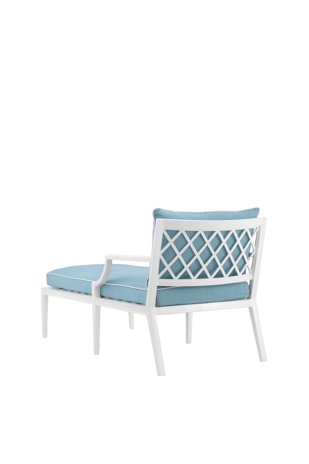 Blue Outdoor Chaise Lounge Chair | Eichholtz Bella Vista | Oroatrade