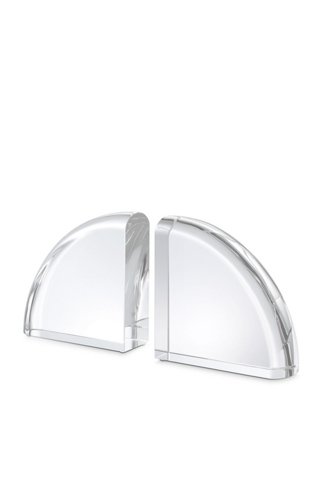 Crystal Glass Bookend (set of 2) | Eichholtz Decorage | OROA