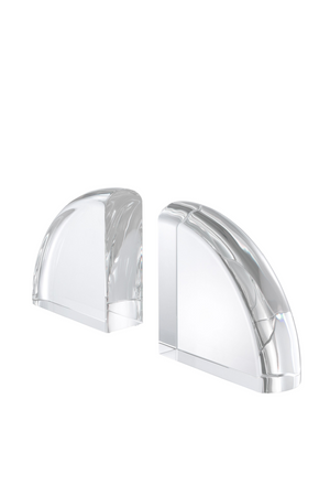 Crystal Glass Bookend (set of 2) | Eichholtz Decorage | OROA