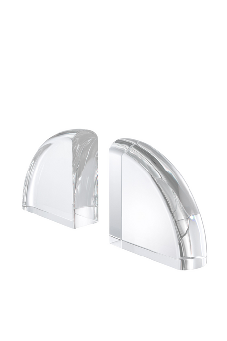 Crystal Glass Bookend (set of 2) | Eichholtz Decorage | OROA